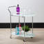 Tea Wine Serving Cart for Kitchen Accessories, Drinks Trolley with Wheels
