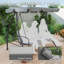 3 Person Porch Swing with Canopy