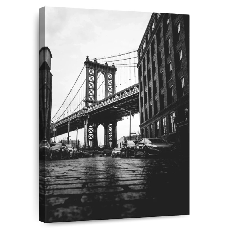Aime Brooklyn Bridge Street View, 39" H x 26" W