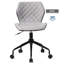 Ebern Designs Linen Office Chair