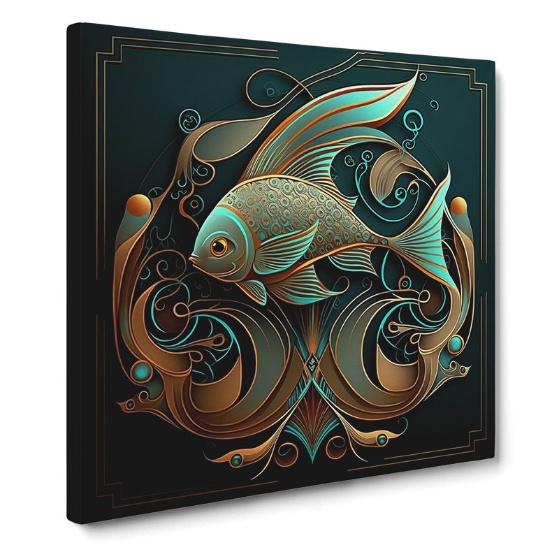 Fish Art Deco - Print