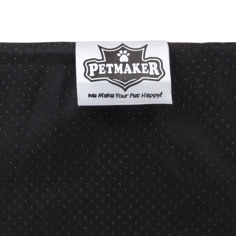 PETMAKER Orthopedic Dog Bed - Memory Foam Crate Mat with Machine Washable Cover, Small (4" H x 20" W x 15" D), Brown