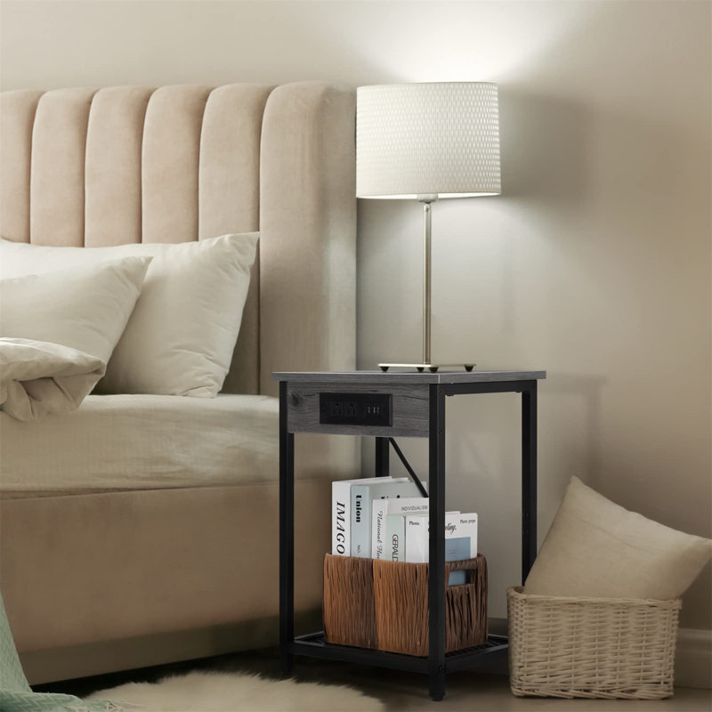 Table de bout Azaraya, Gris