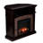 Custinne 45.5'' W Electric Fireplace & Mantel Package
