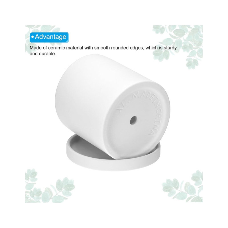 White Ceramic Plant Pot