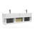 Russett 60'' Double Bathroom Vanity with Solid Surface Top-459392714-459392710-446490786