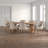 Aldrina 6 - Person Trestle Dining Set-1501562013