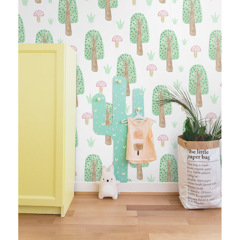 Kevonte 2.5m x 2.5m Matte Peel & Stick Mural, 152 x 104cm