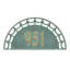 Plaque d'adresse murale 1 ligne Signature Series-1778037170-1778037174-1778037178