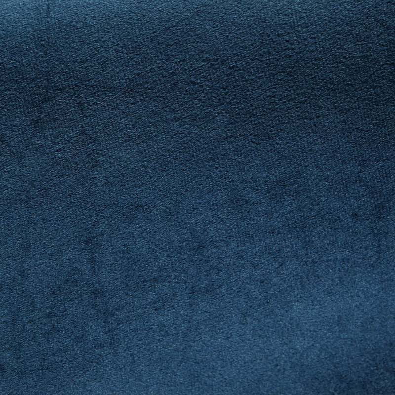 Daphne 100% Polyester Blackout Curtain Single Panel, Width 215cm x height 250cm, Navy blue