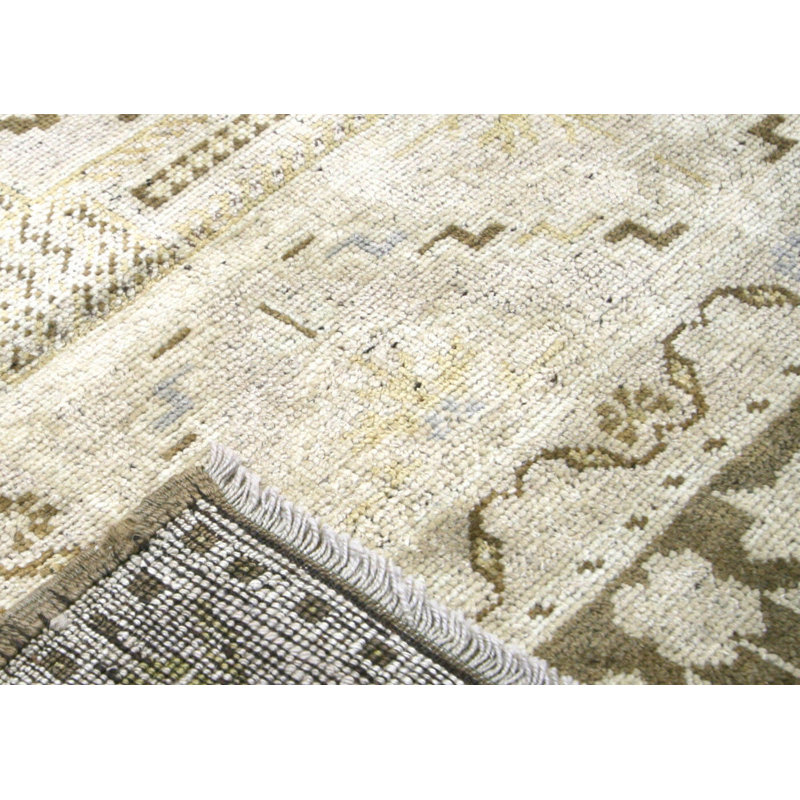 Gallery Size One-of-a-Kind 7'5" X 12'9" 1960s Wool Area Rug in