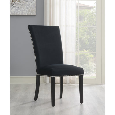 Chaise parsons en velours