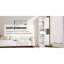Armoire de rangement de 69 po de hauteur avec 2 portes de grange et 1 tiroir. Gris, tablettes réglables pour la salle de bain, le salon, la cuisine et le tiroir, tablettes, vestibule, cuisine, grand espace-529161109