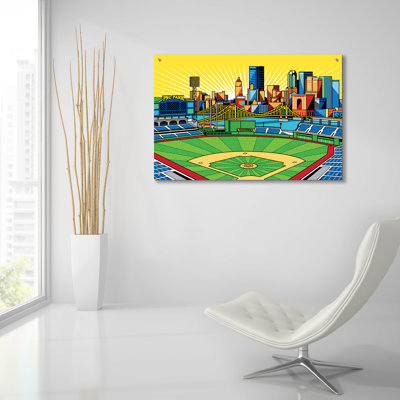 PNC Park Pittsburgh 'par Ron Magnes, acrylique