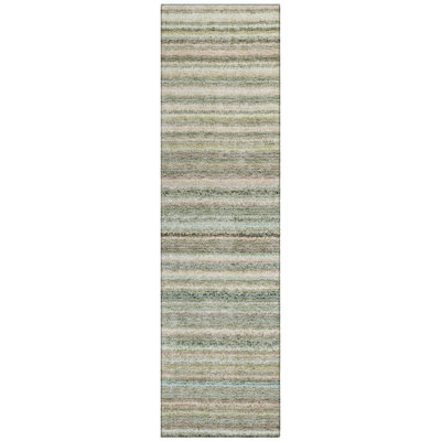 Brynson Washable Striped Indoor / Outdoor Rug