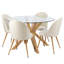 Charlie Metal Base Dining Table