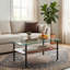 Modern glass coffee table-130837465