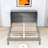 Carlysia Wooden Murphy Bed with Storage Drawers and Built-In Charging Station-543364067-543364064