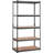 Mariapaula Steel Height -Adjustable Shelving Unit-1118290395