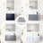72 In. Glossy White Bathroom Cabinet - 2 Compartments & Drawers Soft Close Solid Wood Frame Quick Setup Instructions Method-620157341-620157314