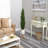 Cedar Artificial Tree in White Planter with Stand