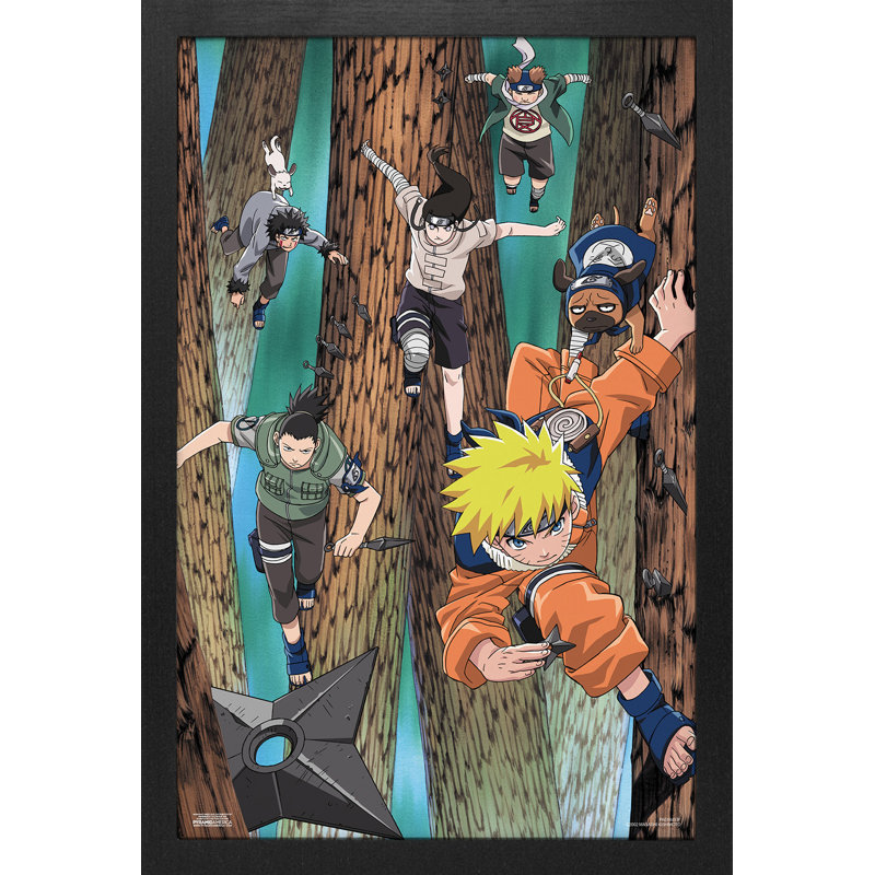 Naruto Classic - Naruto Woods 11 x 17, reproduction encadrée