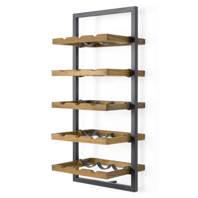 15 Bottle Floor Wine Bottle Rack in