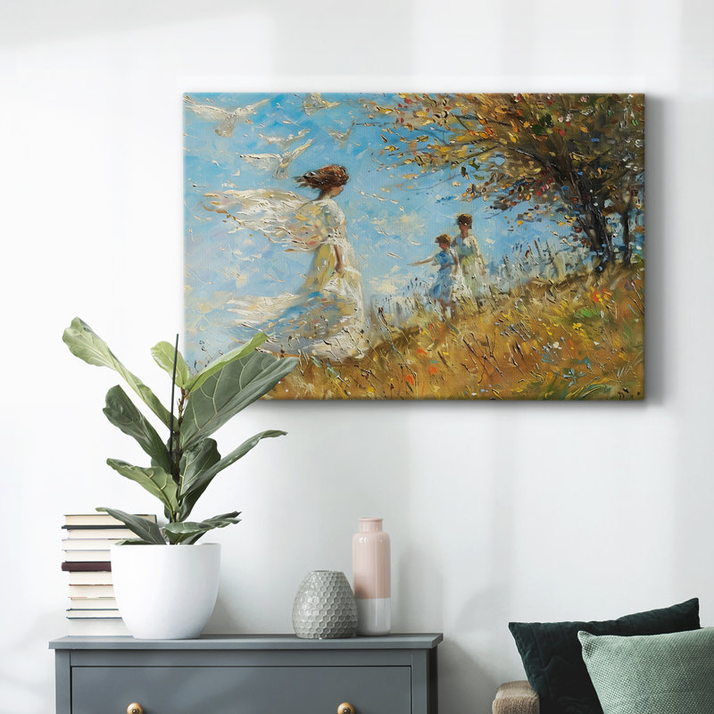 Animaux, série de paysages, H 12 po x l 18 po