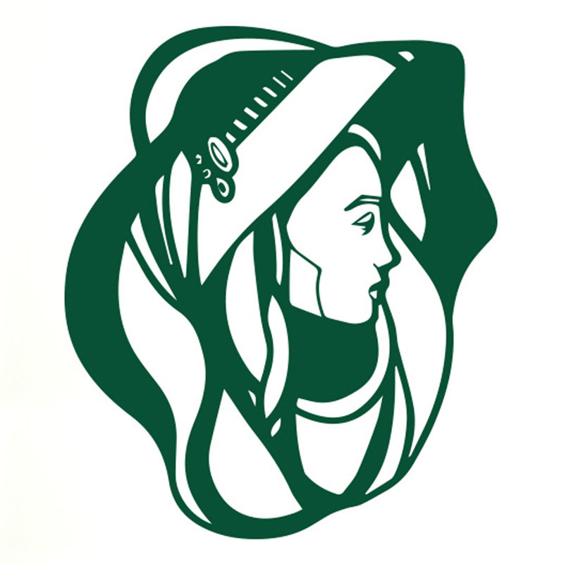 Wall Decal, Dark Green, Medium