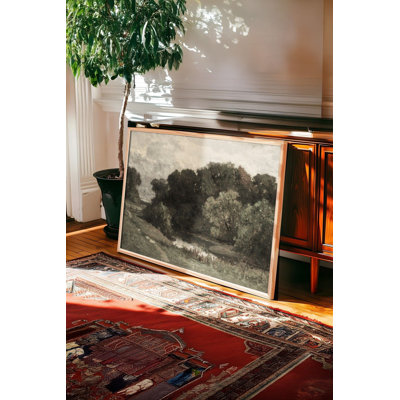 Peinture décorative encadrée