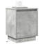 Bedside Cabinet 39 X 34.5 X 50 Cm Engineered Wood-740092985