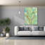 «Epic Graffiti» «Under The Palms 1» par Albena Hristova, art mural sur toile, 40 po x 54 po