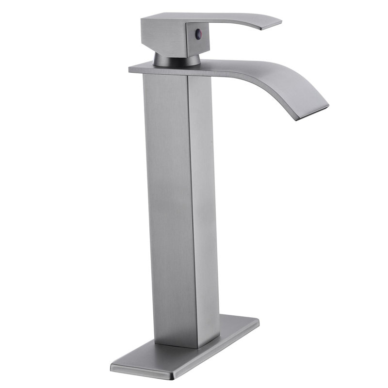 Single-Hole Single-handle Bathroom Faucet, Brushed Nickel