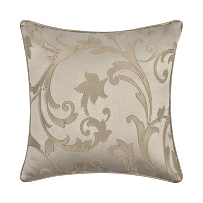 Coussin décoratif carré Spectra 16 po taupe
