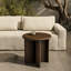 Paden Outdoor Round Teak Side Table