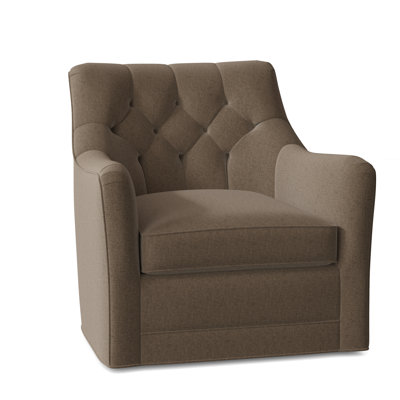 Fauteuil pivotant touffeté l 32 po Emery