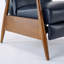 Bras en bois avec dossier inclinable avec fonction inclinable - bleu minuit-1082255179