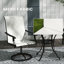 Ensemble de 2 chaises de patio Outsunny