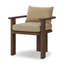 Tahana Outdoor Dining Armchair-Hayes Fog-952967978-952967979