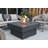Aswith 34" Outdoor Concrete Fire Pit 50,000 BTU - Includes Lava Rocks & PVC Cover-2051561117-2051561070