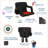 Alpcour Heated Reclining Stadium Seat - Waterproof Foldable Chair with Thick Padding and Back Support-88195063