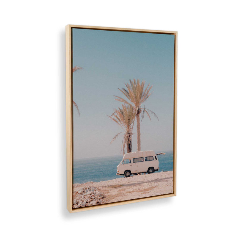 Impression sur toile Timeless Tropical Escape, H 36,75 po x l 24,75 po x P 1,75 po, Cadre américain en érable flottant