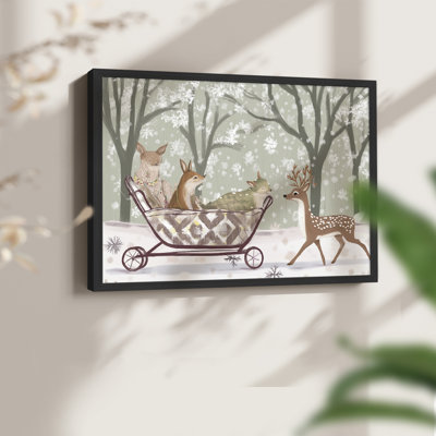 Art de Noël - XLVI - Reproduction encadrée - Restickable