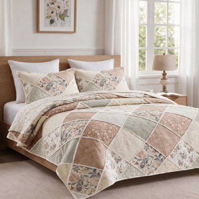 Marigold 3pcs Ruffled Cotton Coverlet Mini Set