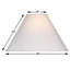 Abat-jour empire en tissu 13 po H beige