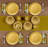 Pfaltzgraff Bumblebee 16 Piece Dinnerware Set, Service for 4, Yellow