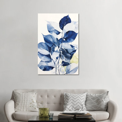 Blue Leaves I - Wall Art Print