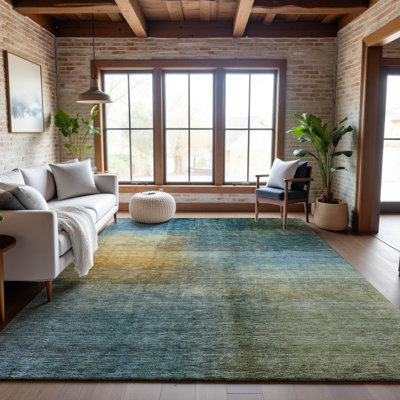 Premium Machine Washable Wayne AMF1096 Modern Rug