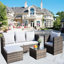 Table basse avec coussins Pe Outdoor