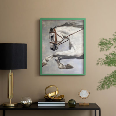 Série ABSTRACT DCXLVII, reproduction encadrée - bois massif